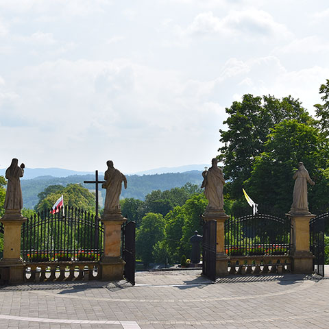 Kalwaria Zebrzydowska Klasztor Widok